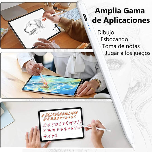 Stylus Pen for Apple Ipad Pencil Tablets, Fast Charging Apple Ipad Pens 10Th&9Th Generation, with Palm Rejection,Tilt Sensitivity, for Ipad Air 3/4/5,Ipad Mini 5/6, Ipad 6/7/8/9/10, Ipad Pro11"/12.9"