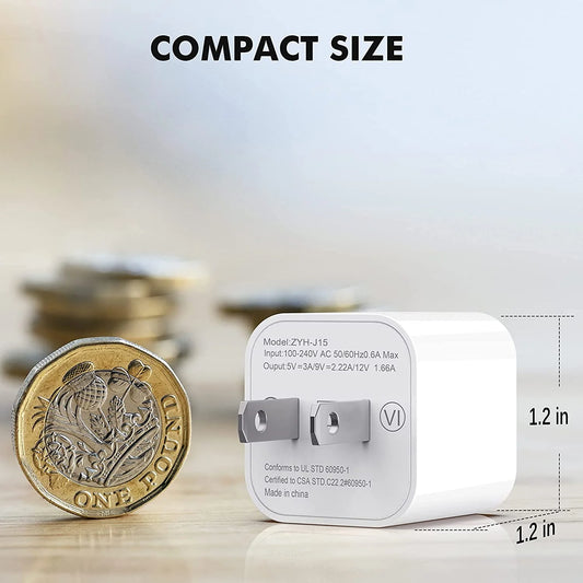 2Pack 20W USB C Wall Charging,Fast Charger,C Charger,Usb C Charger Compatible with Iphone Charger Compatible with Samsung