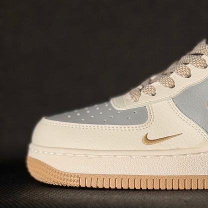 Custom AF1 Low BAPE STA Style – Tan/Grey