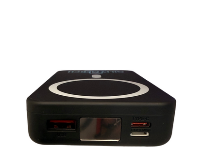 Gillymerch Magnetic Wireless Portable Charger, 10000mAh Power Bank with PD20w Fast Charging, USB C in&Out Battery Pack, Compatible with Mag-Safe for iPhone 17/16/15/14/13/12/11 Series, Samsung, Android, and More