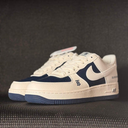 Custom “Burberry Navy & Cream AF1 Style”