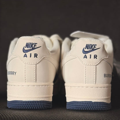 Custom “Burberry Navy & Cream AF1 Style”