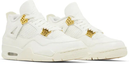 Wmns Air Jordan 4 Retro 'Metallic
Gold'