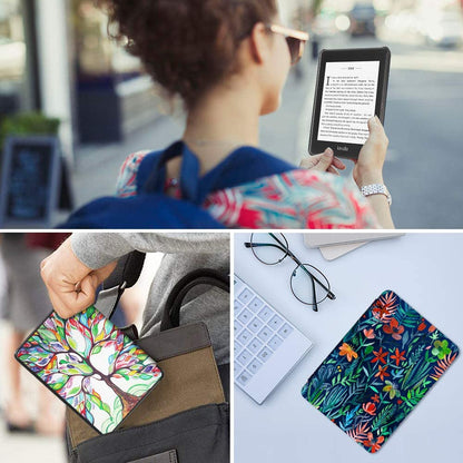 Slimshell Case for 6" Kindle Paperwhite (10Th Generation, 2018 Release) - Premium Lightweight PU Leather Cover with Auto Sleep/Wake for Amazon Kindle Paperwhite E-Reader, Jungle Night