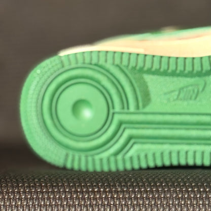 “Gucci-Inspired Air Force 1 Style – Beige/Green”