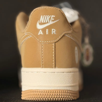 Custom AF1 Low BAPE STA Style – Tan/Grey