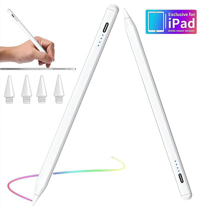 Stylus Pen for Apple Ipad Pencil Tablets, Fast Charging Apple Ipad Pens 10Th&9Th Generation, with Palm Rejection,Tilt Sensitivity, for Ipad Air 3/4/5,Ipad Mini 5/6, Ipad 6/7/8/9/10, Ipad Pro11"/12.9"