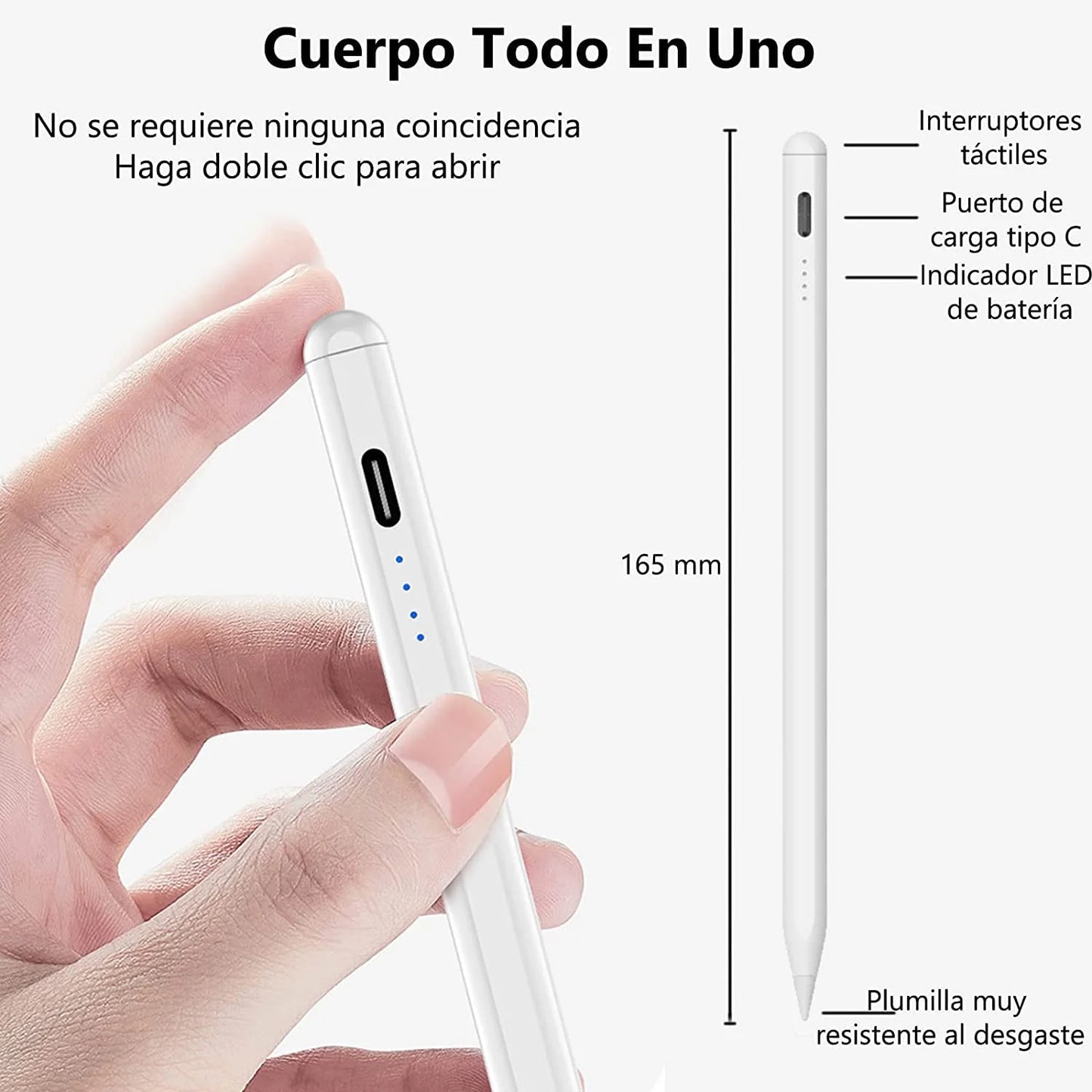 Stylus Pen for Apple Ipad Pencil Tablets, Fast Charging Apple Ipad Pens 10Th&9Th Generation, with Palm Rejection,Tilt Sensitivity, for Ipad Air 3/4/5,Ipad Mini 5/6, Ipad 6/7/8/9/10, Ipad Pro11"/12.9"