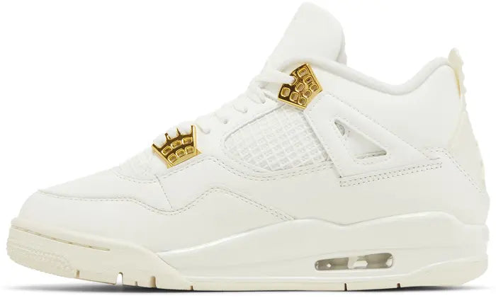 Wmns Air Jordan 4 Retro 'Metallic
Gold'