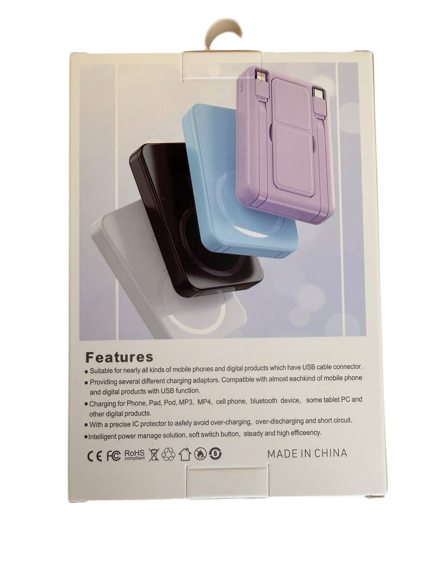 Gillymerch Magnetic Wireless Portable Charger, 10000mAh Power Bank with PD20w Fast Charging, USB C in&Out Battery Pack, Compatible with Mag-Safe for iPhone 17/16/15/14/13/12/11 Series, Samsung, Android, and More