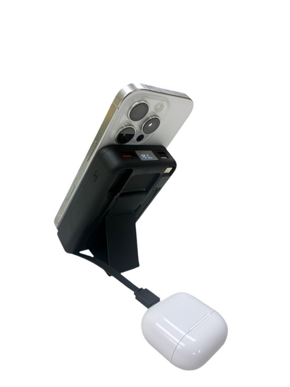 Gillymerch Magnetic Wireless Portable Charger, 10000mAh Power Bank with PD20w Fast Charging, USB C in&Out Battery Pack, Compatible with Mag-Safe for iPhone 17/16/15/14/13/12/11 Series, Samsung, Android, and More