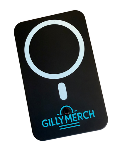 Gillymerch Magnetic Wireless Portable Charger, 10000mAh Power Bank with PD20w Fast Charging, USB C in&Out Battery Pack, Compatible with Mag-Safe for iPhone 17/16/15/14/13/12/11 Series, Samsung, Android, and More