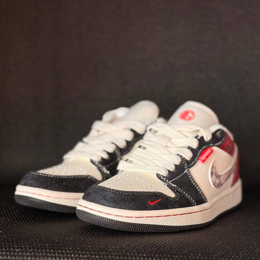 Air Jordan 1 Low “Supreme Serpent” custom