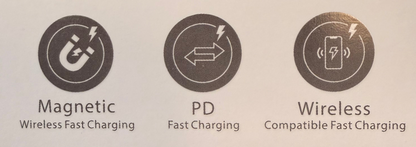 Gillymerch Magnetic Wireless Portable Charger, 10000mAh Power Bank with PD20w Fast Charging, USB C in&Out Battery Pack, Compatible with Mag-Safe for iPhone 17/16/15/14/13/12/11 Series, Samsung, Android, and More