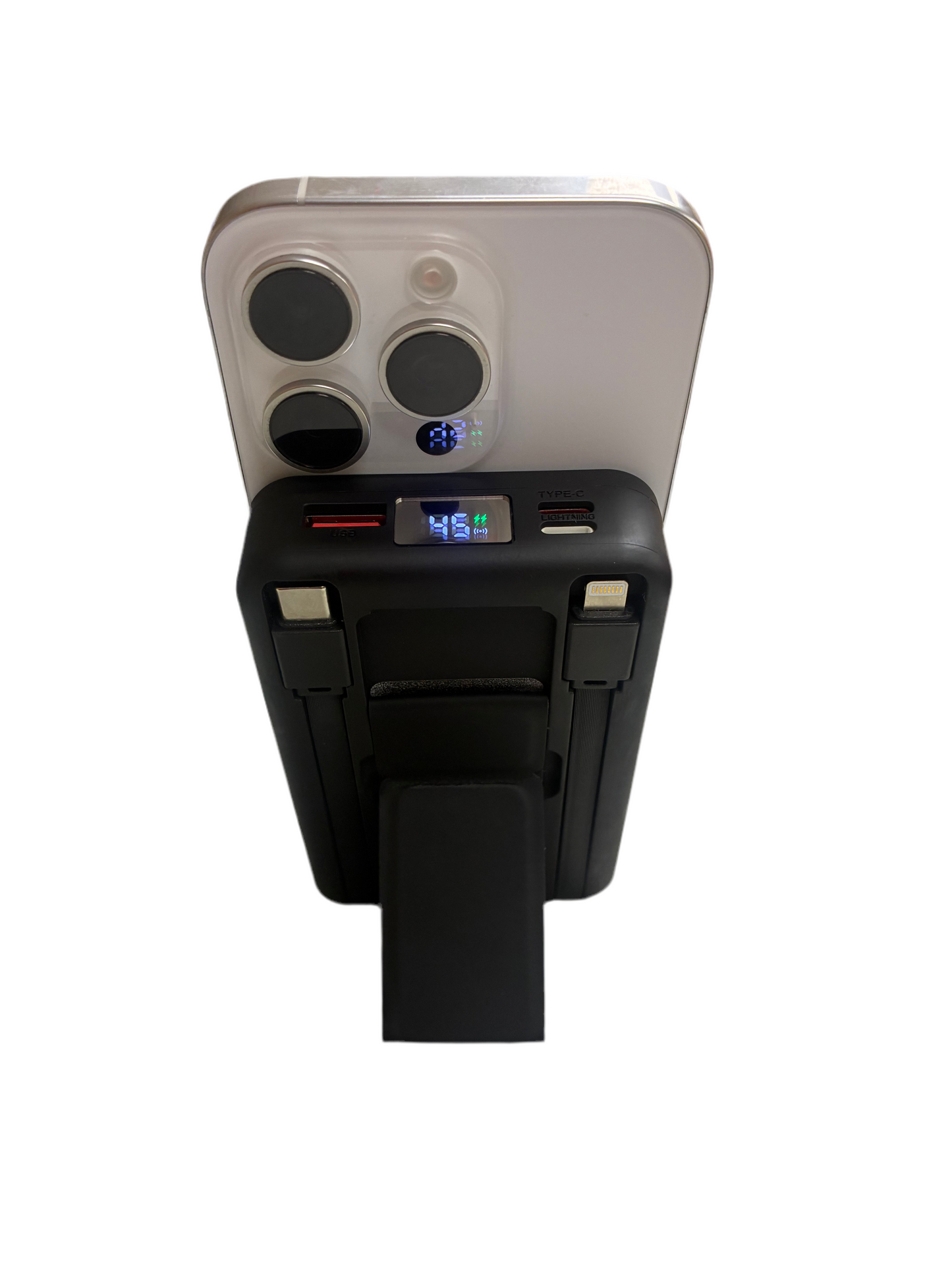 Gillymerch Magnetic Wireless Portable Charger, 10000mAh Power Bank with PD20w Fast Charging, USB C in&Out Battery Pack, Compatible with Mag-Safe for iPhone 17/16/15/14/13/12/11 Series, Samsung, Android, and More