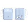 Small Mini Cross-border Self-contained Cable 10000 MA Charging Treasure Large Capacity Mobile Power Supply Gift Printing LOGO
