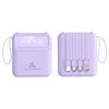Small Mini Cross-border Self-contained Cable 10000 MA Charging Treasure Large Capacity Mobile Power Supply Gift Printing LOGO