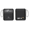 Small Mini Cross-border Self-contained Cable 10000 MA Charging Treasure Large Capacity Mobile Power Supply Gift Printing LOGO