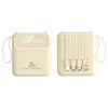 Small Mini Cross-border Self-contained Cable 10000 MA Charging Treasure Large Capacity Mobile Power Supply Gift Printing LOGO